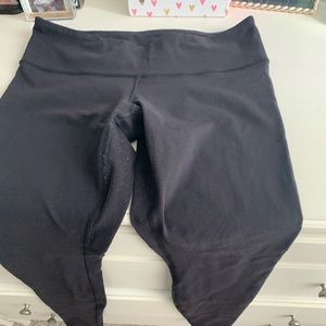 Classic lululemon black wunder under leggings